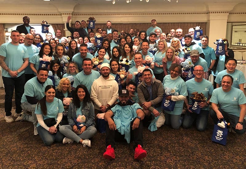 Planned employees at a social purpose event